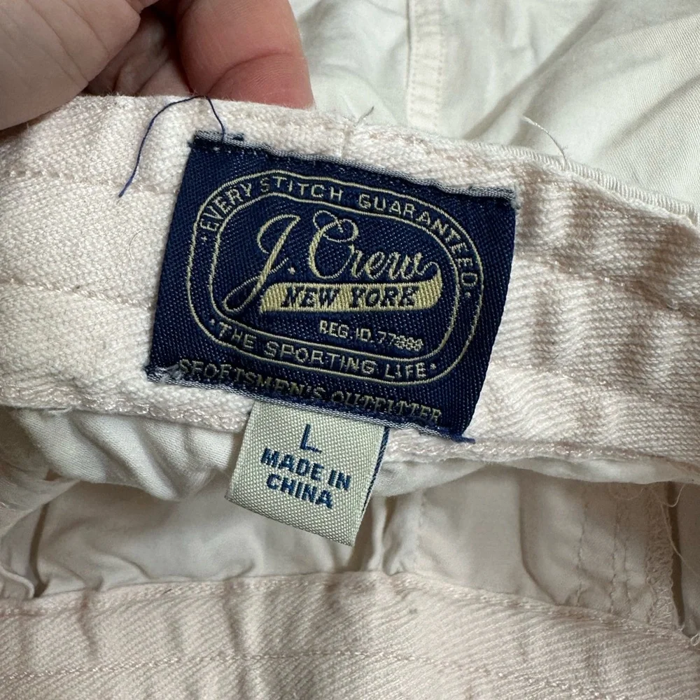 J.CREW Men's New York Pink Cream Shorts Large